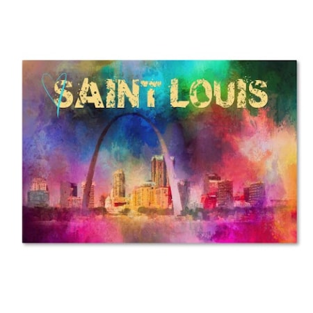 Jai Johnson 'Sending Love To Saint Louis' Canvas Art,16x24